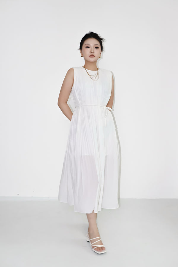 THE DIRECTOR'S PLEAT DRESS