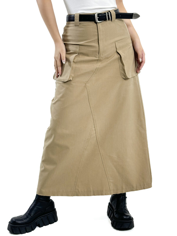 NATALIE CARGO MAXI SKIRT