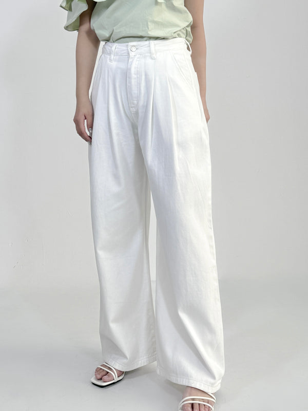 DOVE TAILORED DENIM TROUSERS